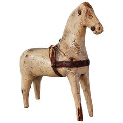 Antique Swedish 18th Century Dala Horse, Origin: Sweden, Circa 1750