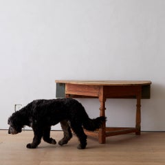 Table Demilune suédoise du 18ème siècle