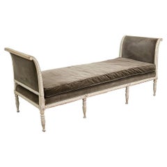 Swedish 18th Century Louis XVI Style Painted Daybed