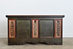 Swedish 18th Century Painted Coffer