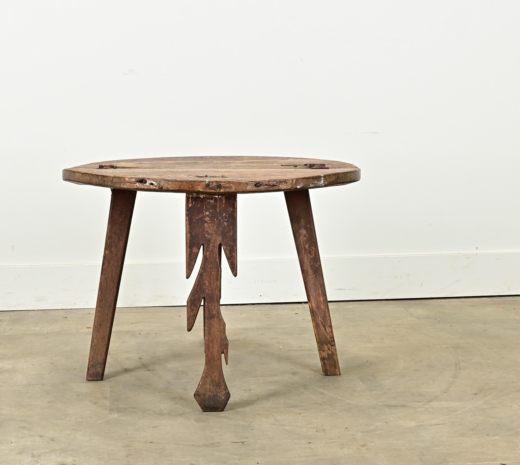 Swedish 18th Century Pine Chair-Table In Good Condition In Baton Rouge, LA