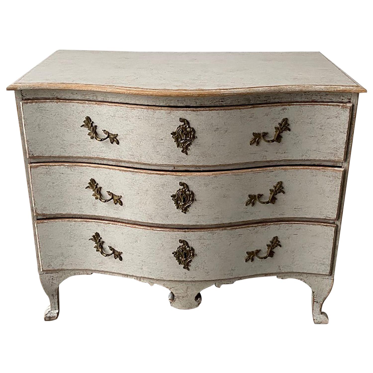 Swedish 18th Century Rococo Commode