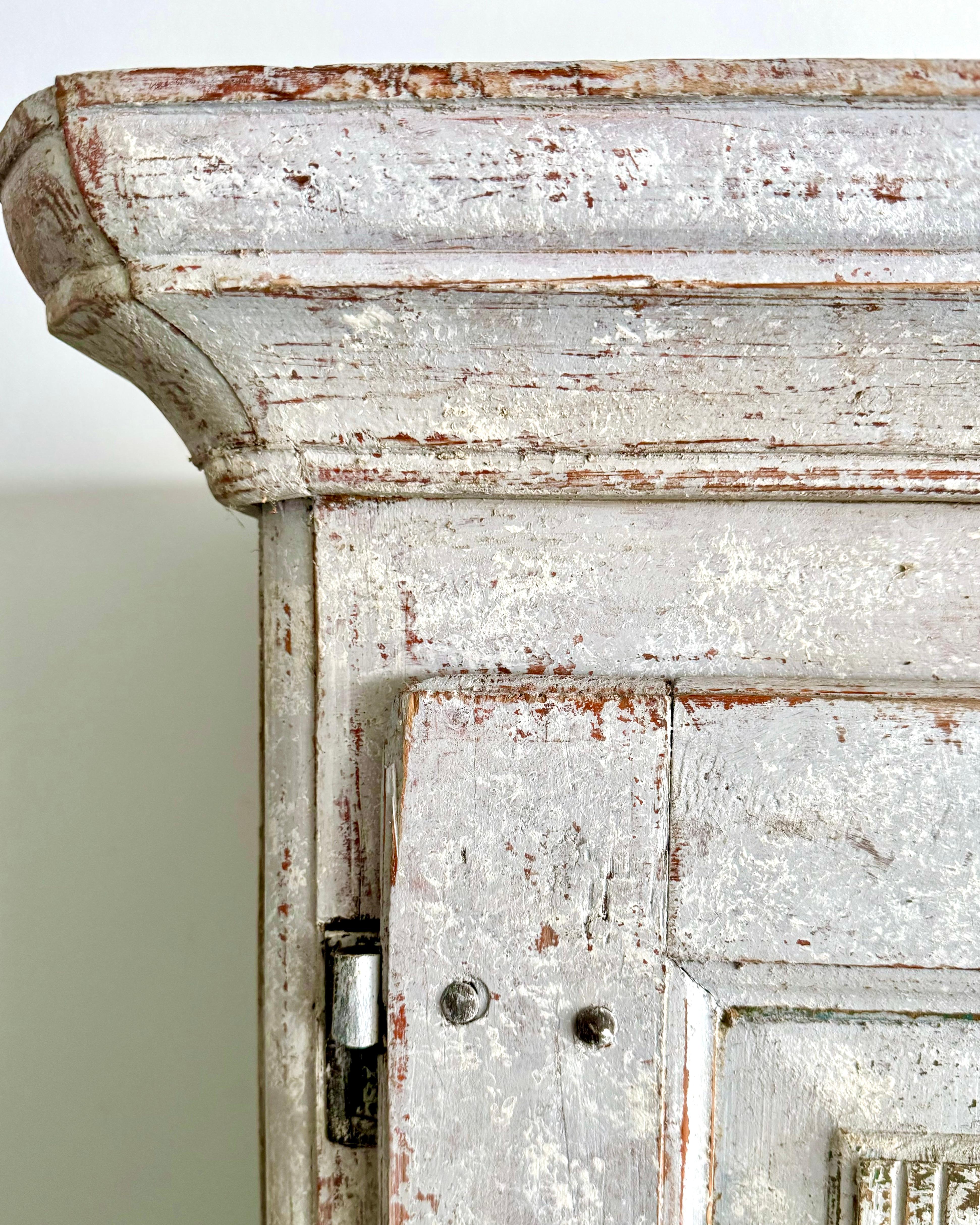 Swedish 18th Century Two-Part Gustavian Cabinet, ca 1790 2