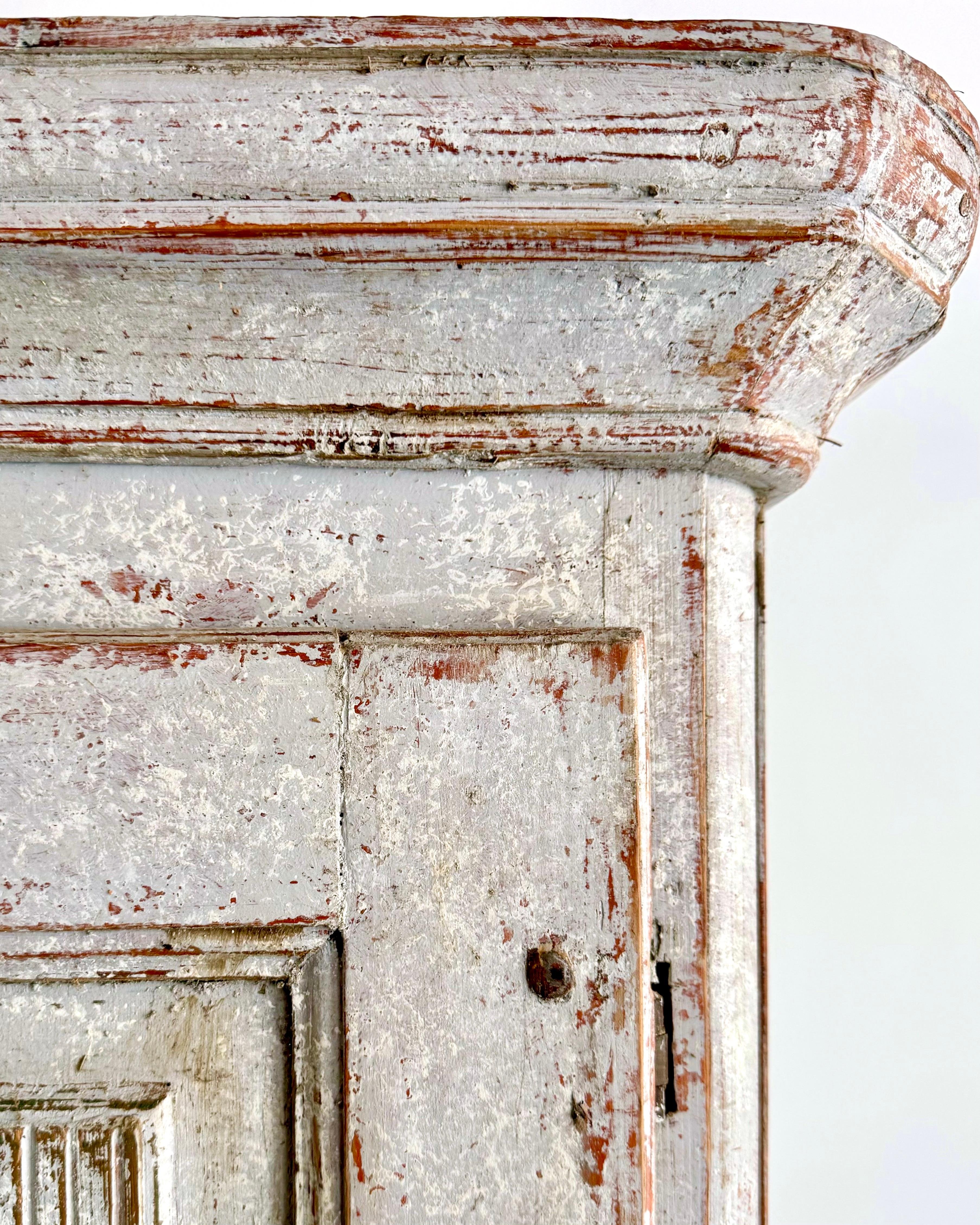 Swedish 18th Century Two-Part Gustavian Cabinet, ca 1790 4
