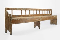 Swedish 18th Century Wabi Sabi Rustic Bench