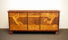 Swedish Grace - 1920s Art Deco Sideboard in the Manner of Carl Malmsten