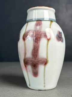 1920s Swedish Edgar Böckman White Art Nouveau Vase