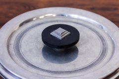 Boîte suédoise en étain des années 1930 par C.G Hallberg