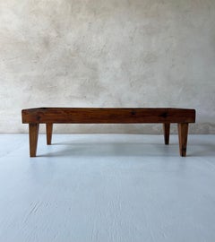 Tavolino svedese in pino degli anni '30 ispirato allo stile di Pierre Jeanneret a Chandigarh