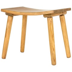 Swedish 1930s Wooden Stool