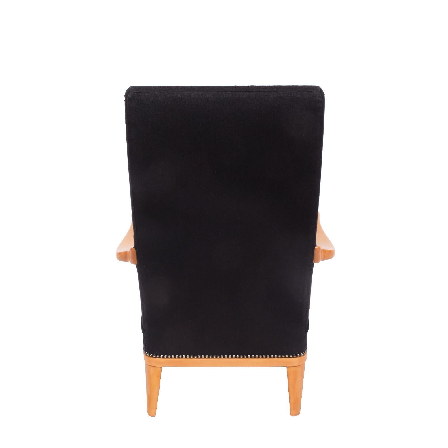 Schwedischer Sessel Easy Chair aus den 1940er Jahren von Carl-Axel Acking (Organische Moderne) im Angebot