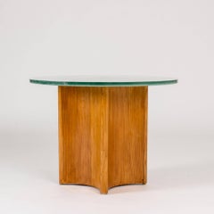 Swedish 1940s Glass Occasional Table