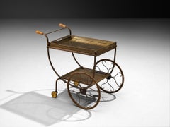 Swedish 1950s Tea Trolley in Brass