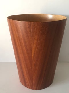 Swedish 1955 Scandinavian Modern Teak Waste Paper Basket by Servex