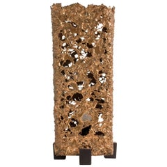 Swedish 1960s Brutalist Copper Table Lamp