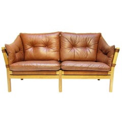 Pair Of 1960s Leather Ilona Safari Lounge Chairs By Arne Norell Safari Lounge Chairs By Arne Norell