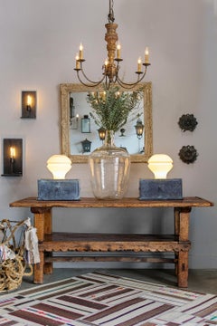 Swedish 1970s Cased Etched Glass Lamps