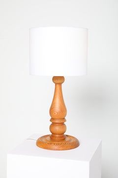 Swedish Pine Table Lamp by Markslöjd, 1970s
