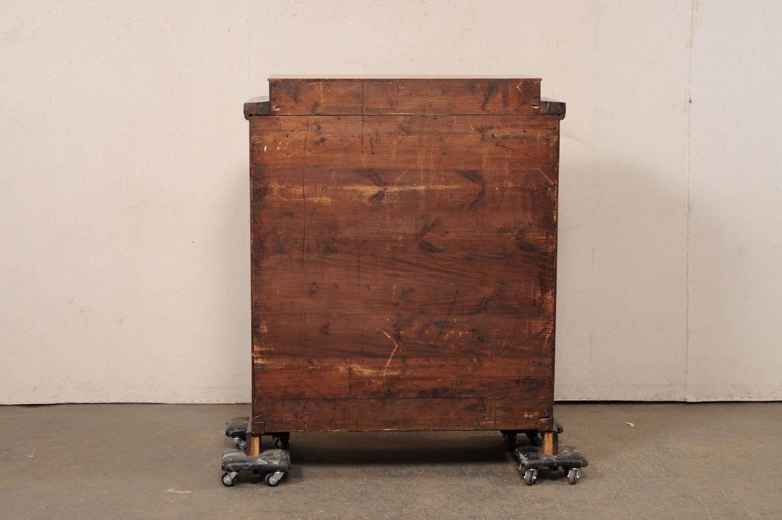 Swedish 19th C. Empire Style Butler's Chest w/Nice Architectural Details For Sale 5