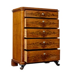 Swedish 19th century 5 drawer chest of drawers
