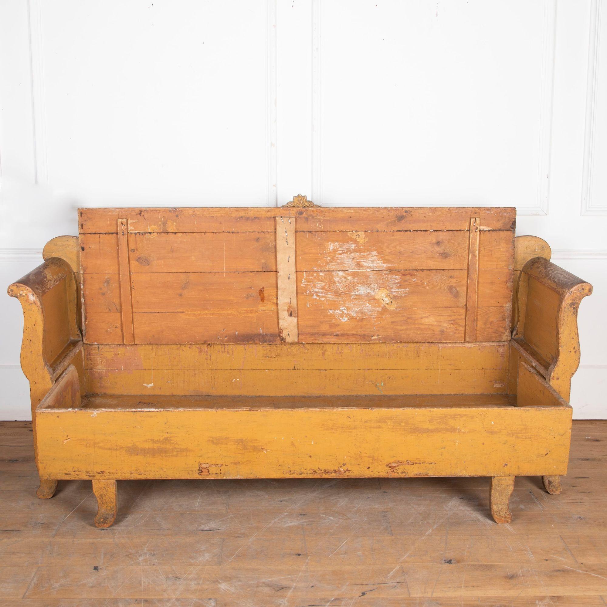 Wood Swedish 19th Century Allmoge Bench