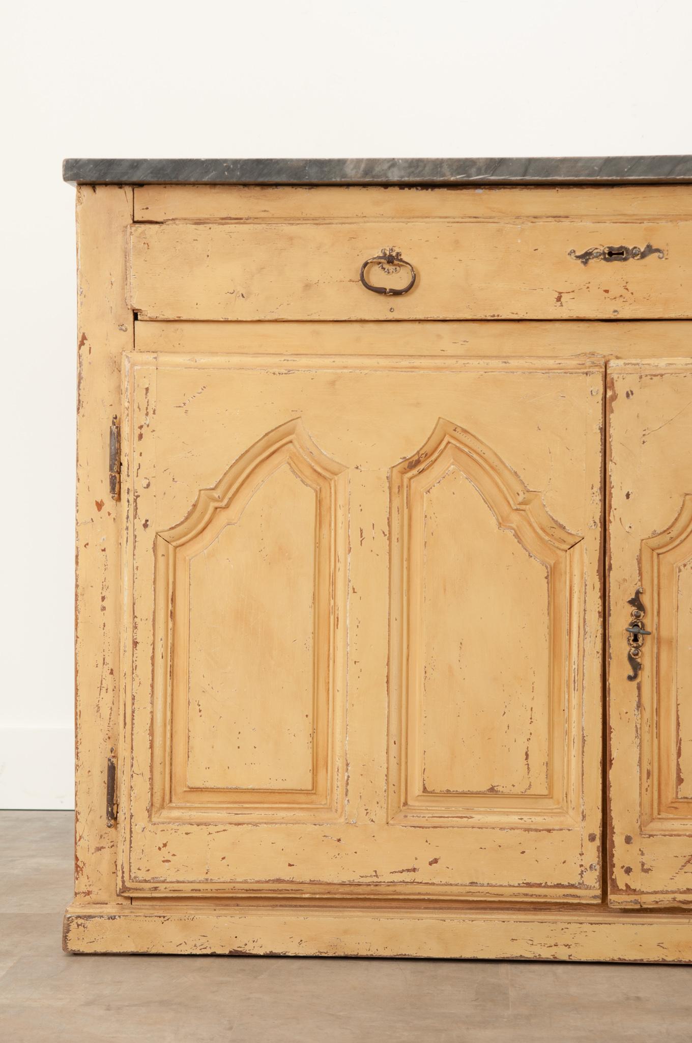 Rustic Swedish, 19th Century Bakers Cabinet For Sale
