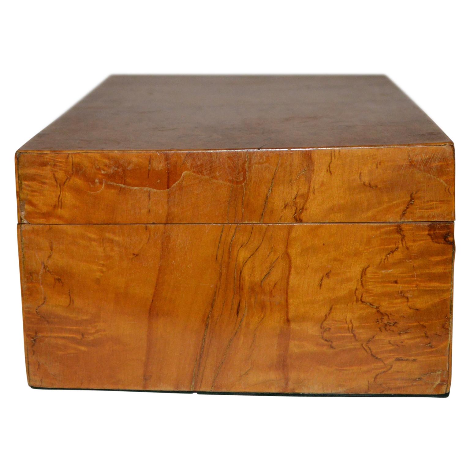 birch wood box