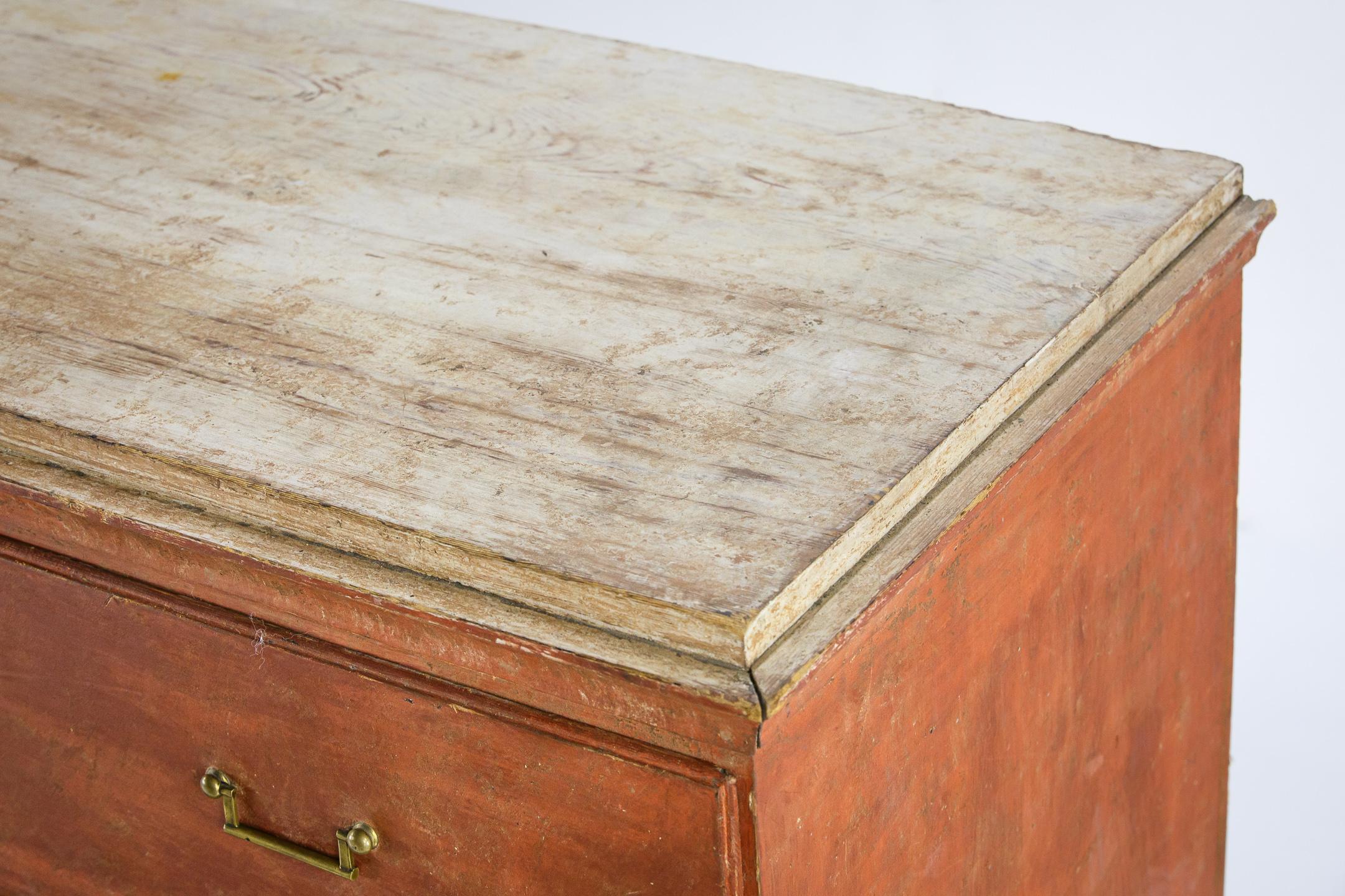 Swedish 19th Century Chest of Drawers in Original Painted Finish 7
