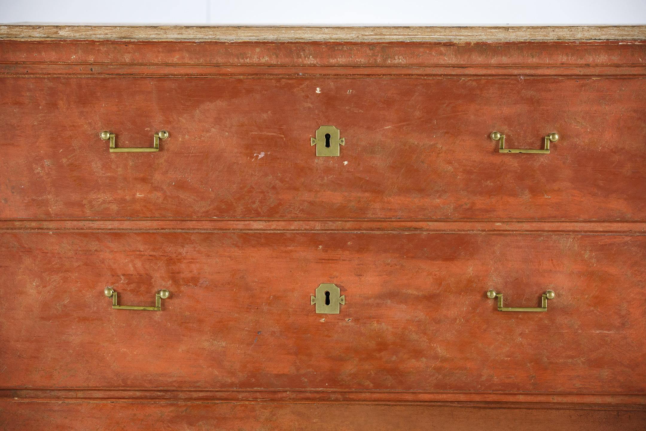 Swedish 19th Century Chest of Drawers in Original Painted Finish 2