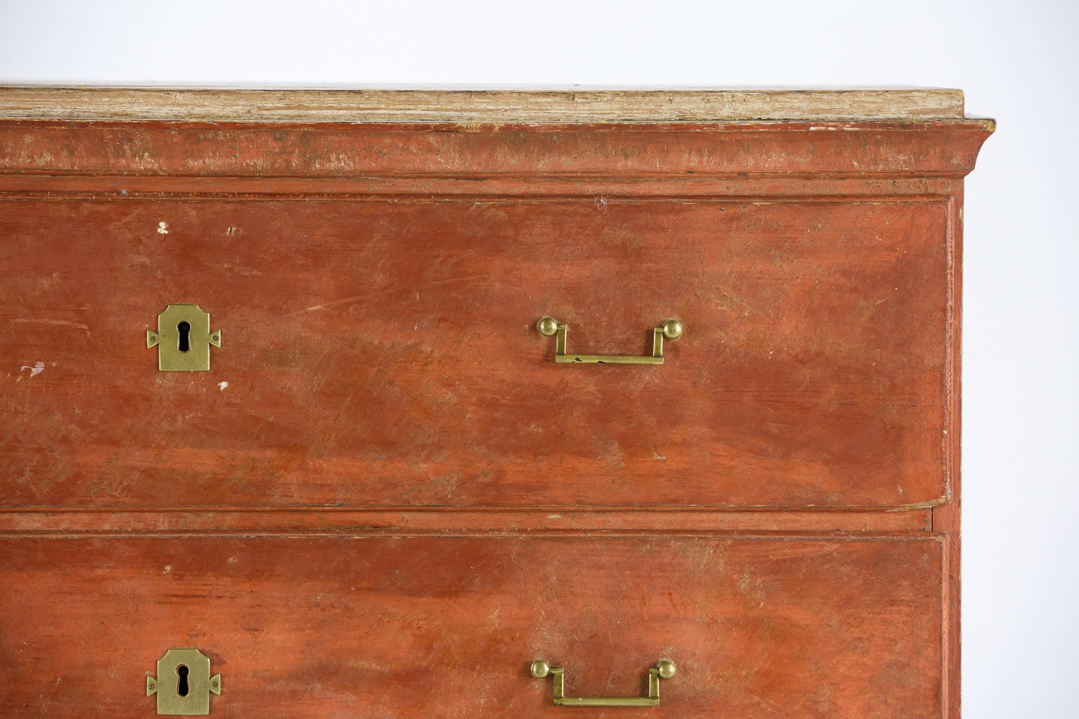 Swedish 19th Century Chest of Drawers in Original Painted Finish 3