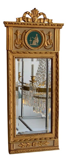 Swedish 19th Century Gilded Mirror