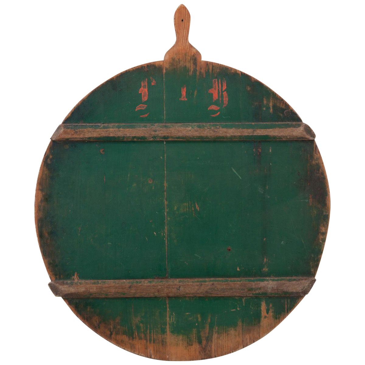 Swedish 19th Century Green Peel Board