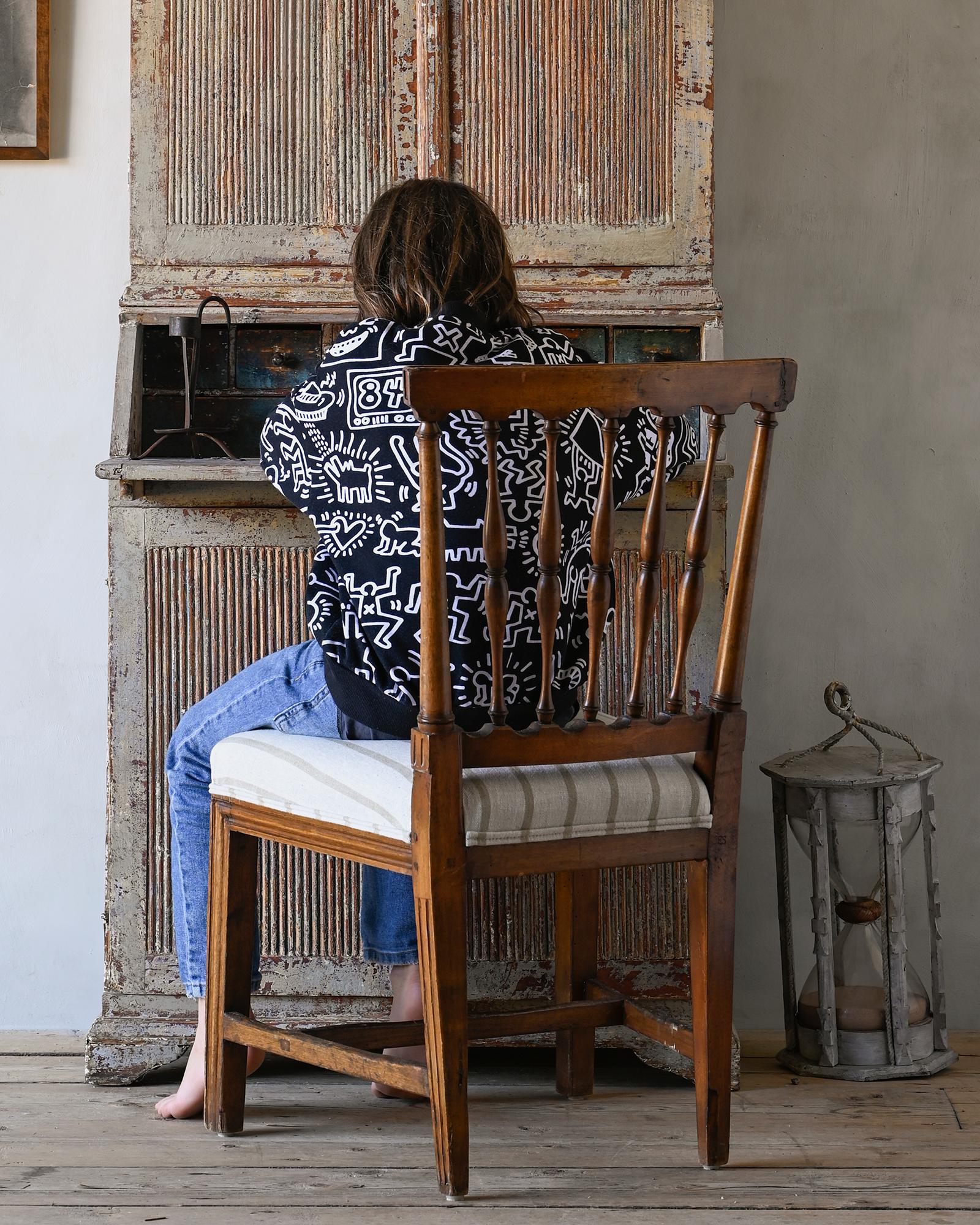 Hand-Crafted Swedish 19th Century Gustavian Cabinet