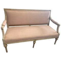 Antique Swedish 19th Century Gustavian Sofa