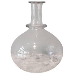 Swedish 19th Century Handblown Glass Carafe, Origin Sweden