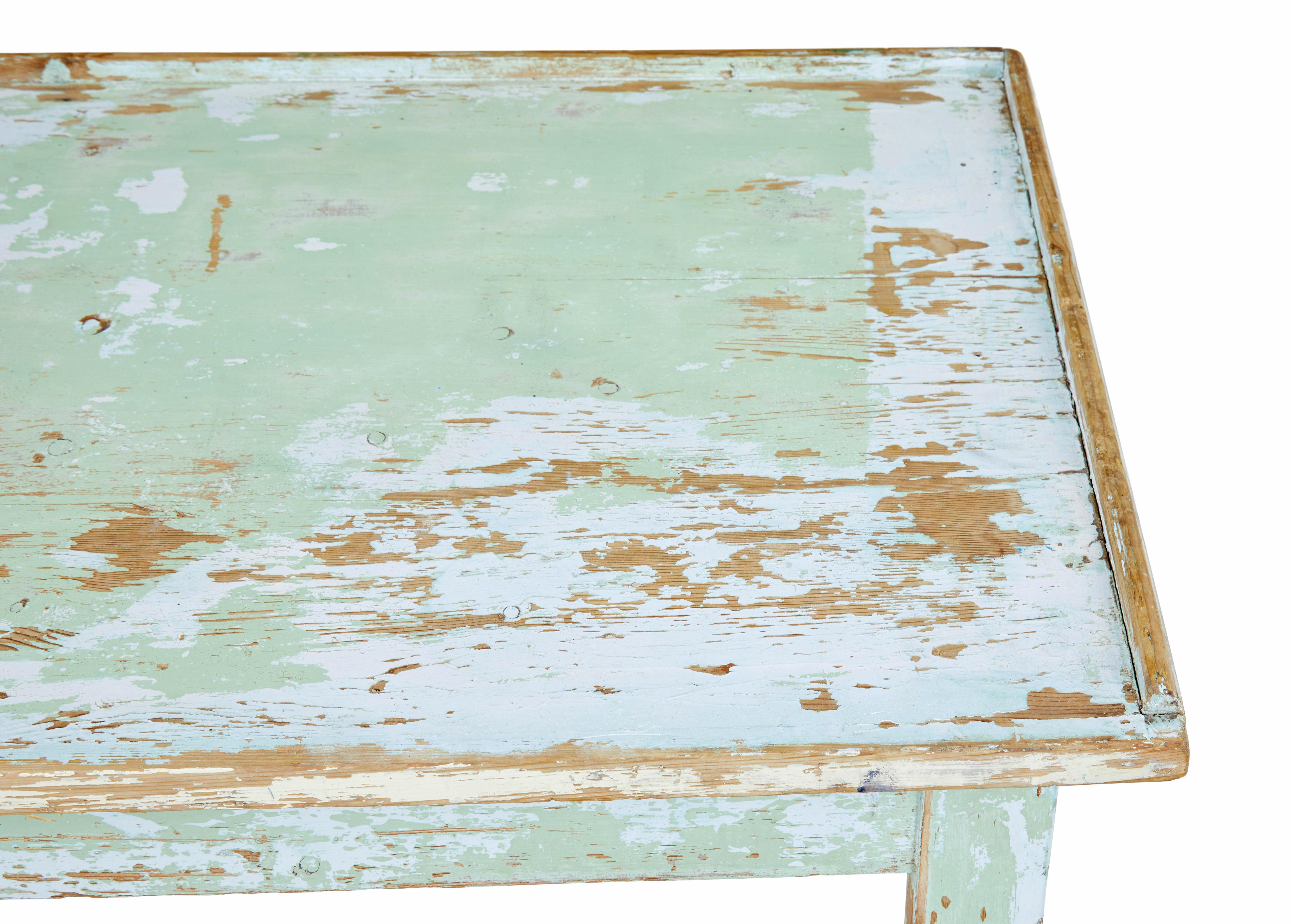 Swedish 19th century painted baking table For Sale 1