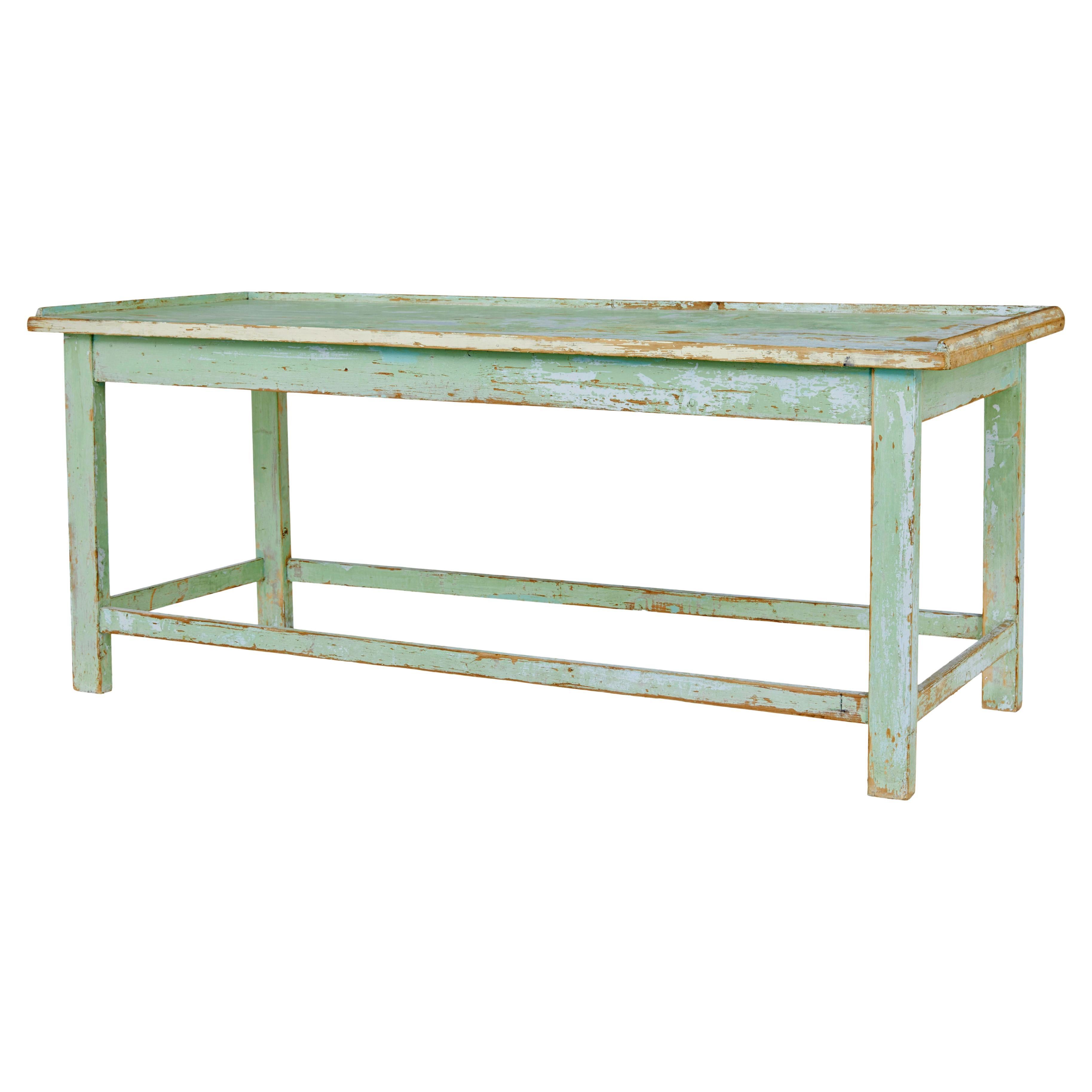 Swedish 19th century painted baking table For Sale
