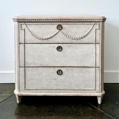 Commode suédoise peinte du 19ème siècle