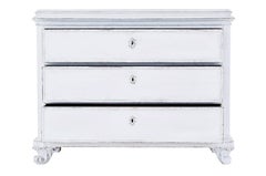 Swedish 19th century painted chest of drawers
