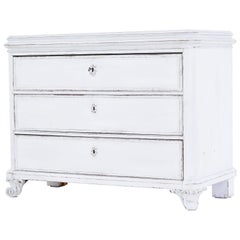 Swedish 19th century painted chest of drawers