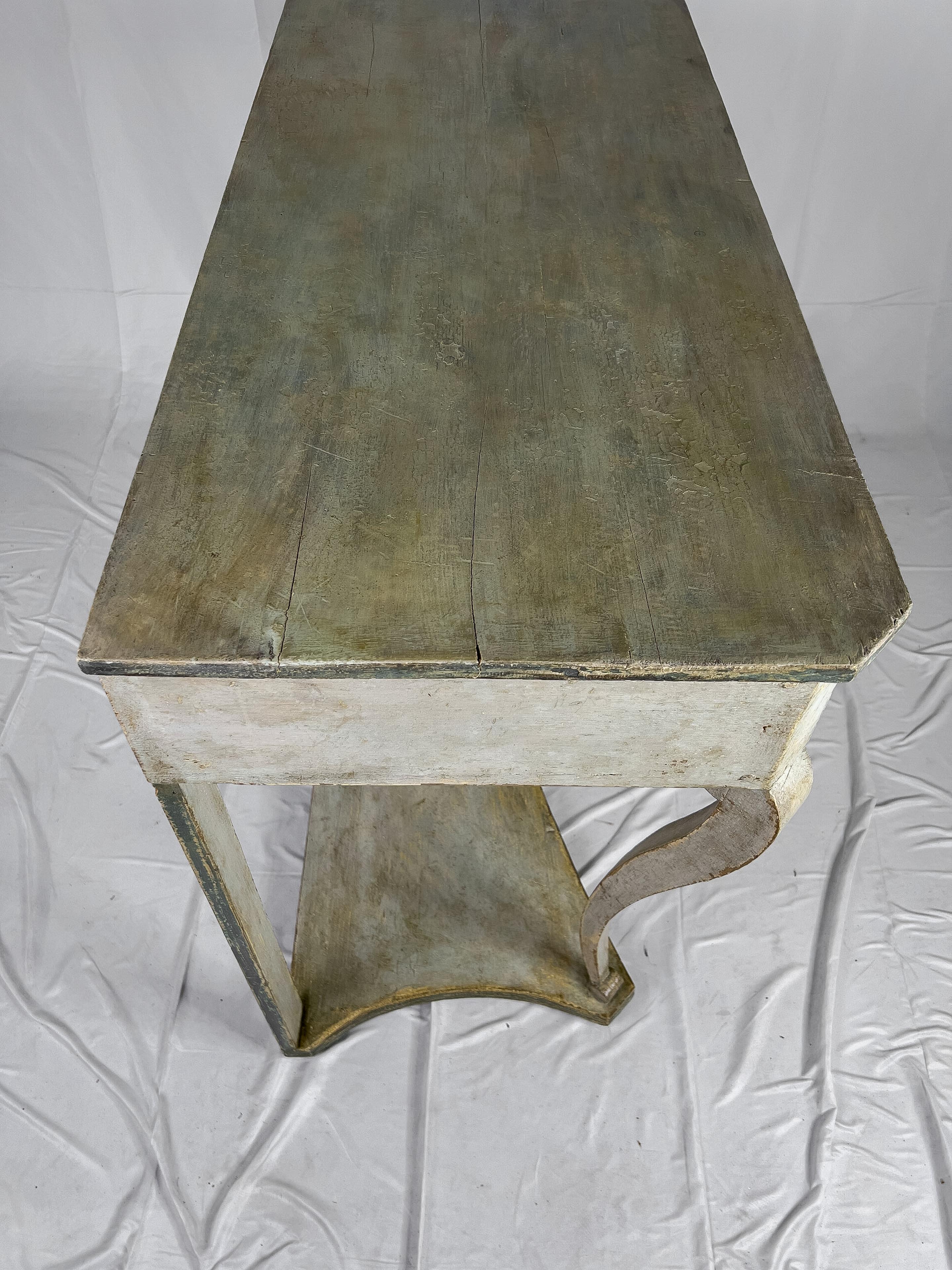 Swedish 19th Century Painted Console Table For Sale 6