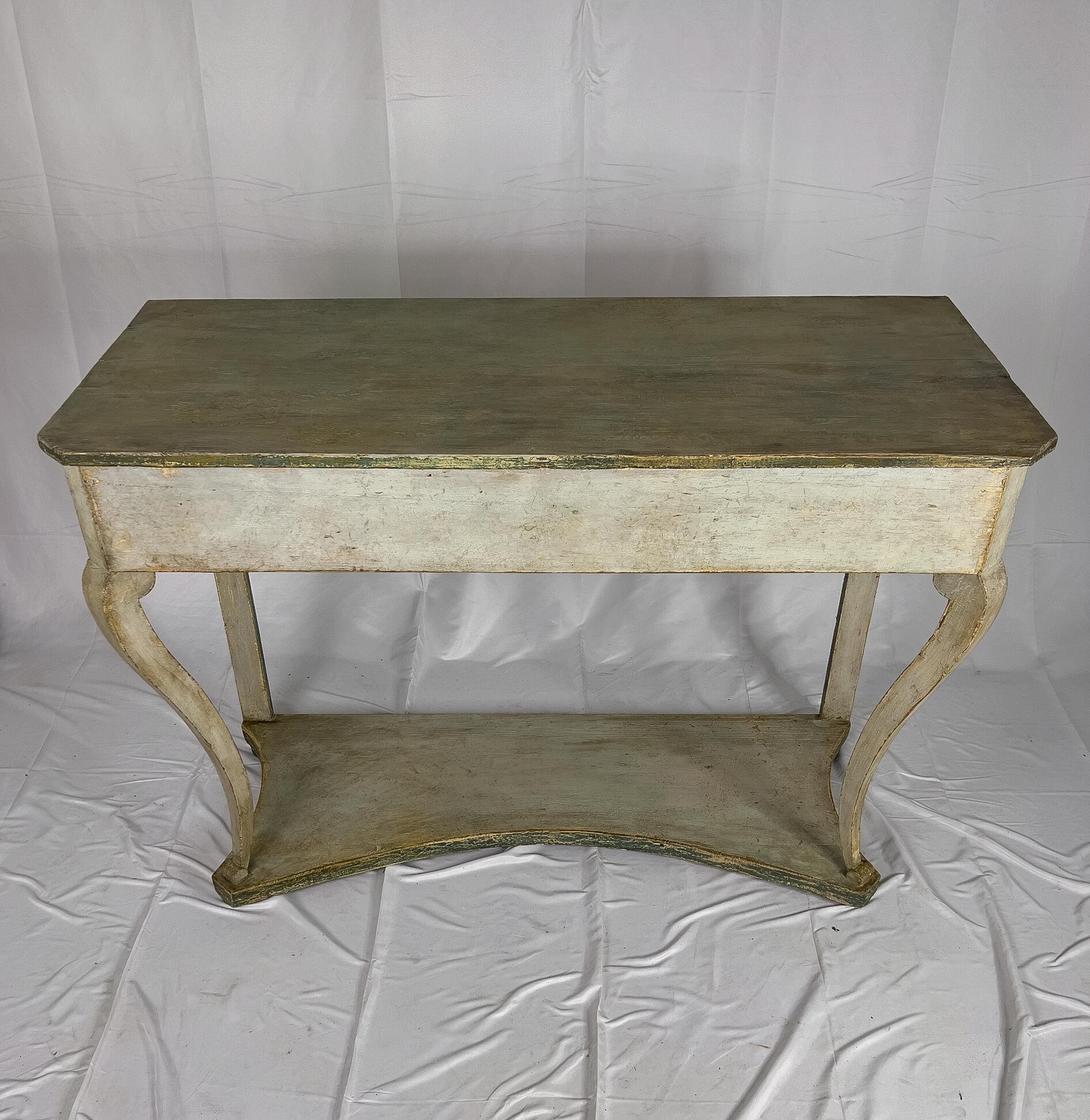 Gustavian Swedish 19th Century Painted Console Table For Sale