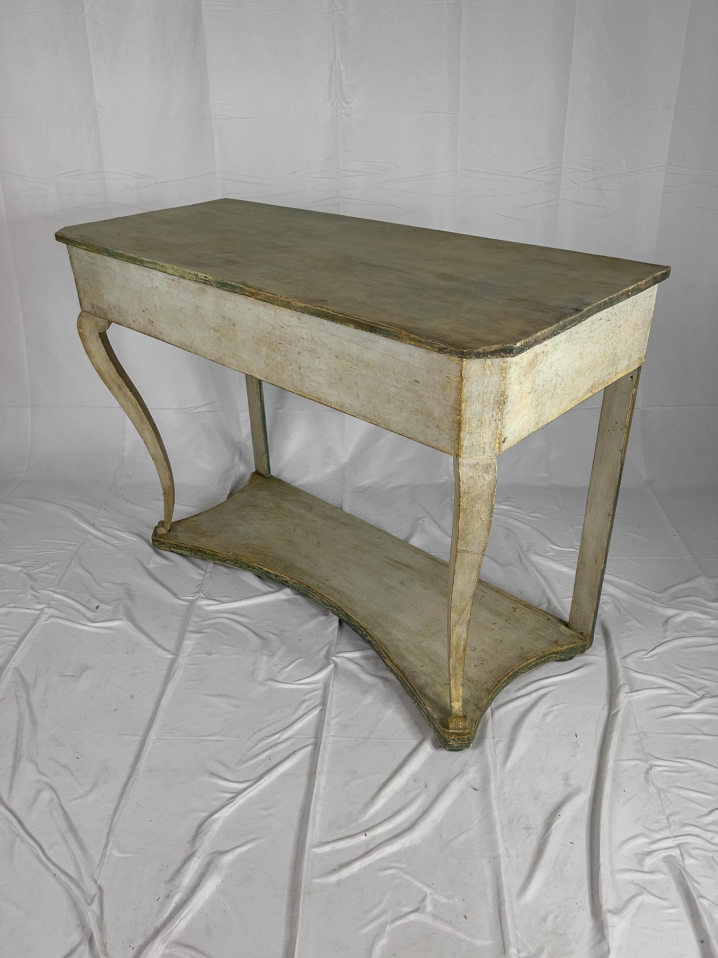 Swedish 19th Century Painted Console Table For Sale 1