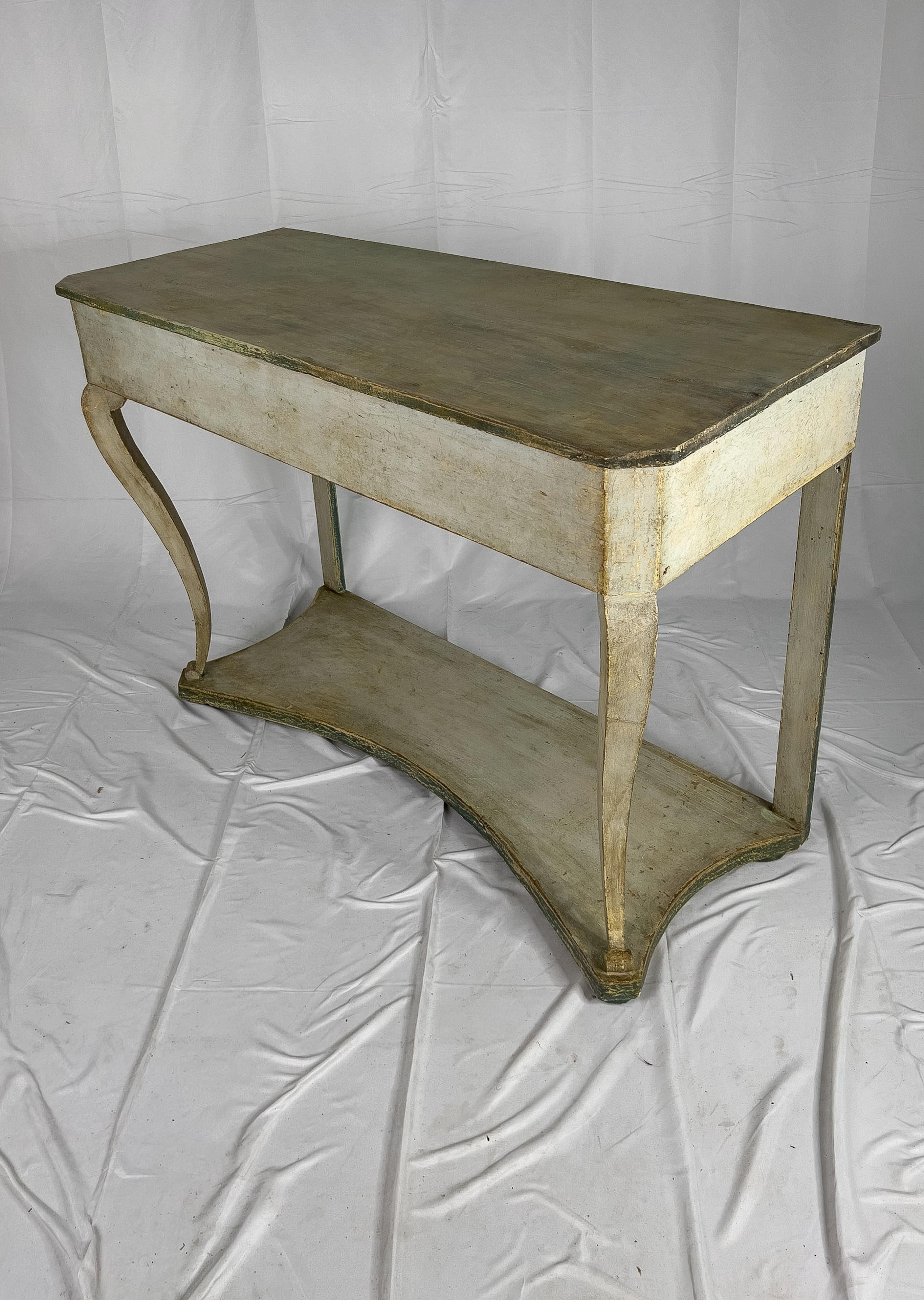 Swedish 19th Century Painted Console Table For Sale 2
