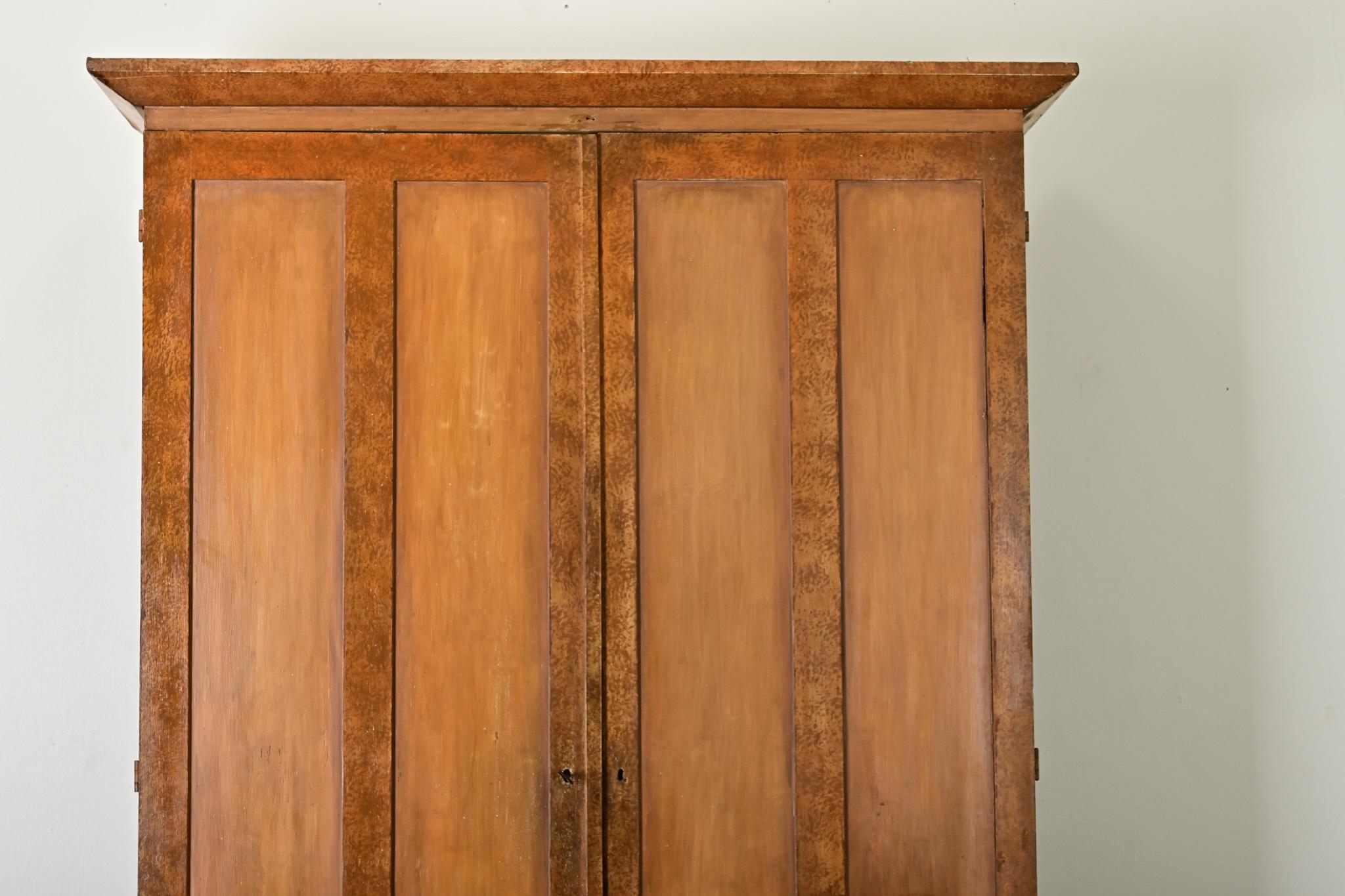 Other Swedish 19th Century Painted Pine Armoire