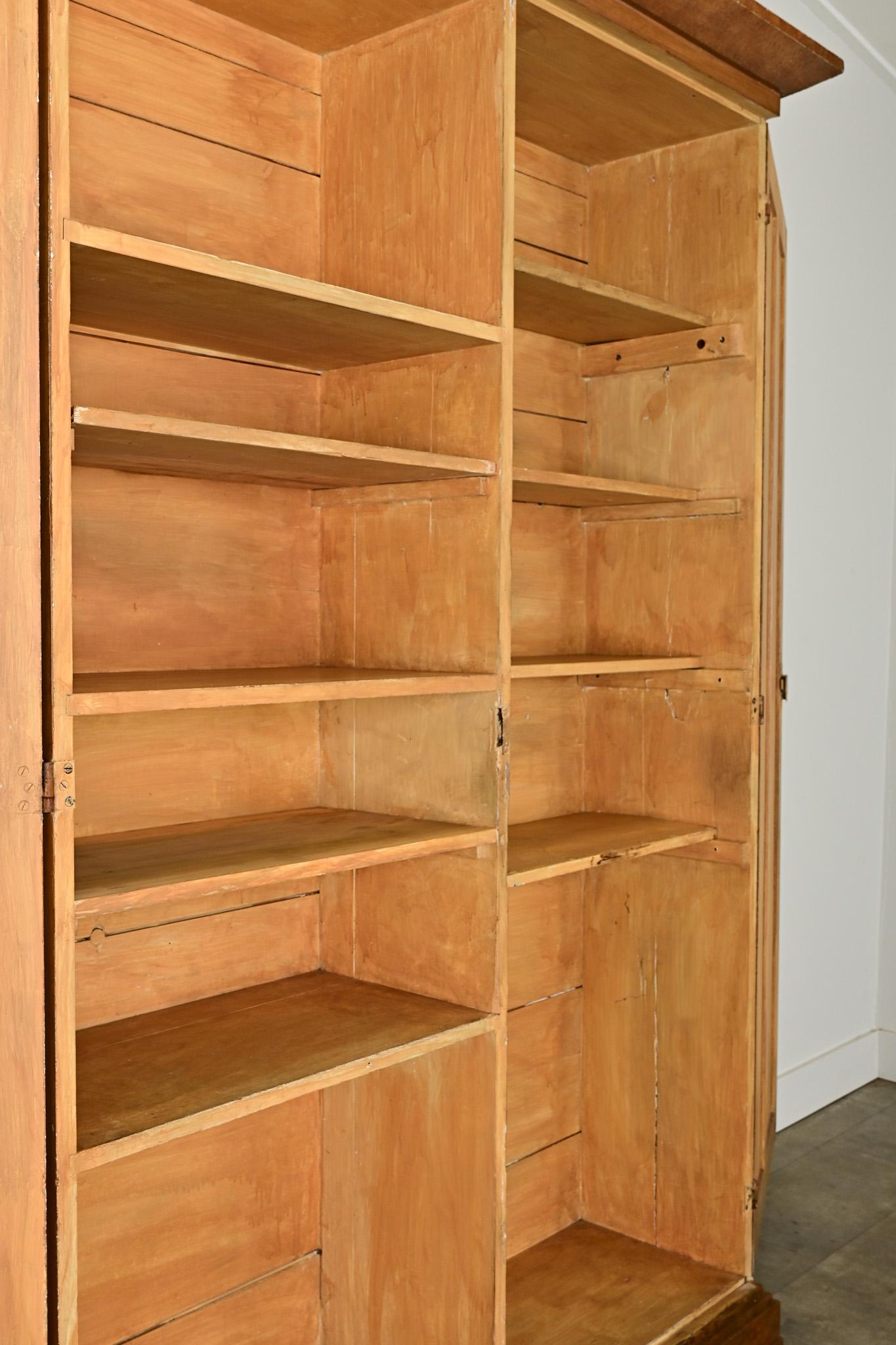 Swedish 19th Century Painted Pine Armoire 3