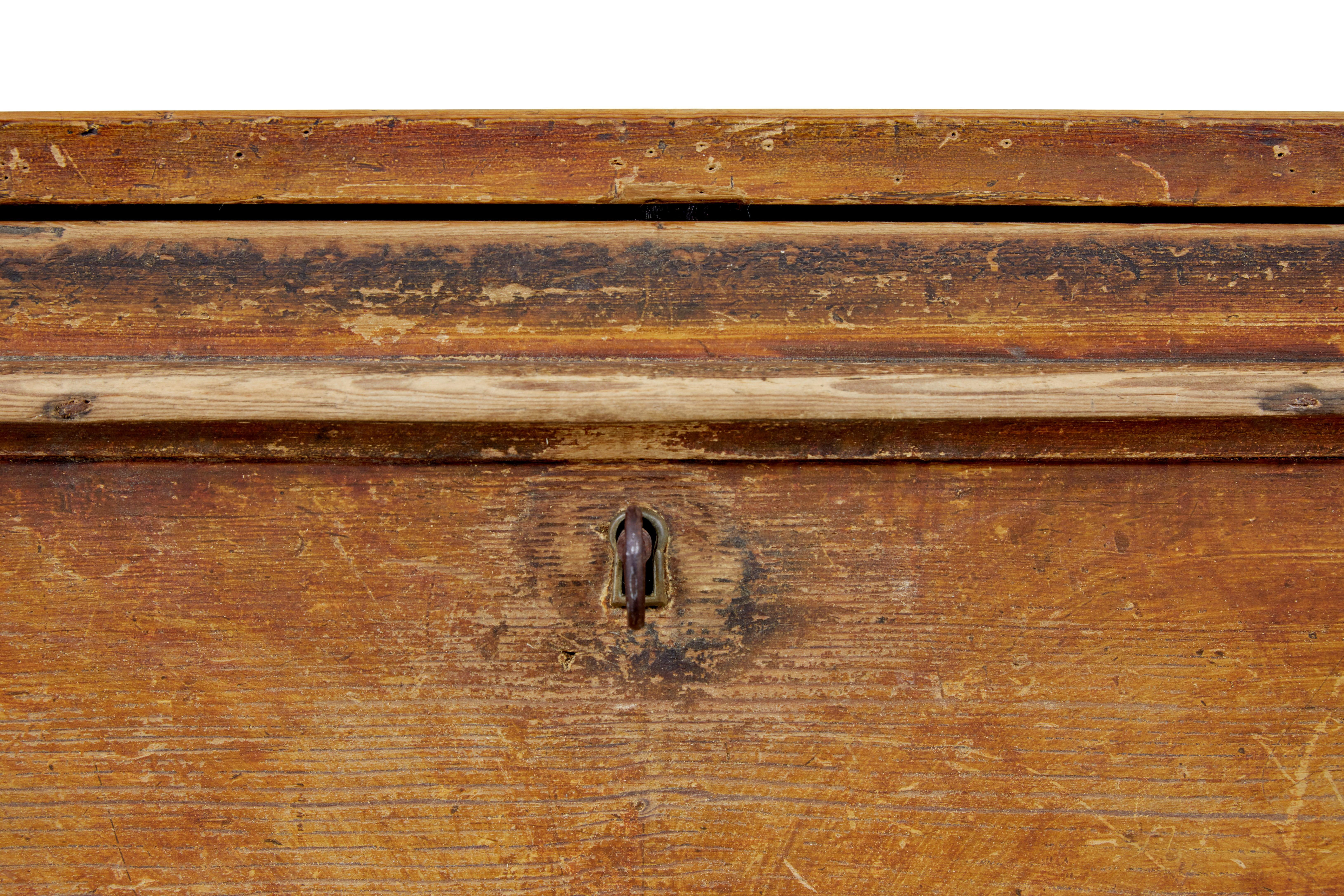 Pine Swedish 19th Century painted pine escritoire writing desk