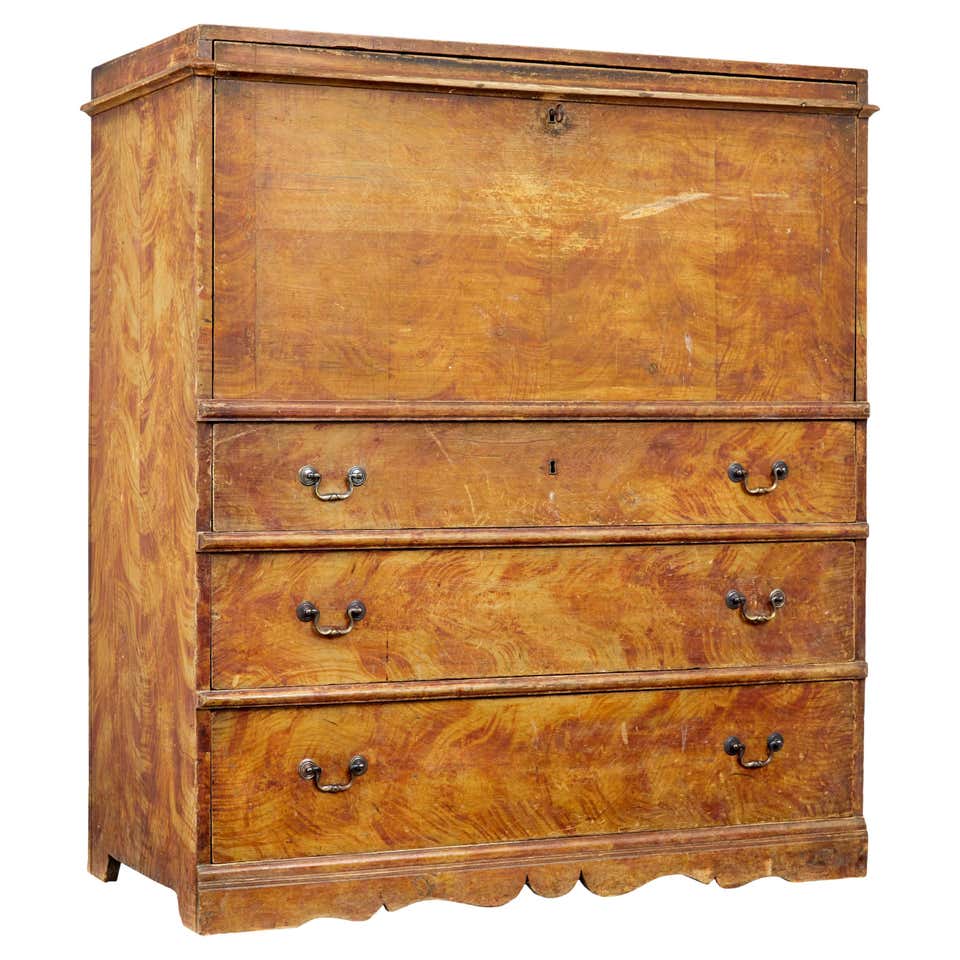 Unusual Burr Chinese Export Writing Box at 1stDibs