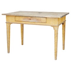 Swedish 19th Century painted pine kitchen table