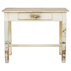 Swedish 19th century painted pine side table